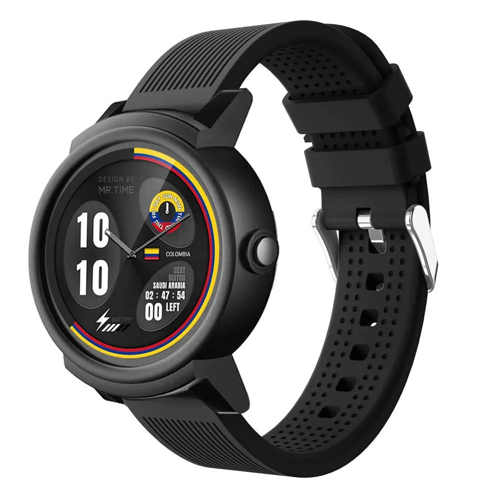 Ремешок силиконовый для Ticwatch E сменный спортивный мягкий браслет смарт-часов |