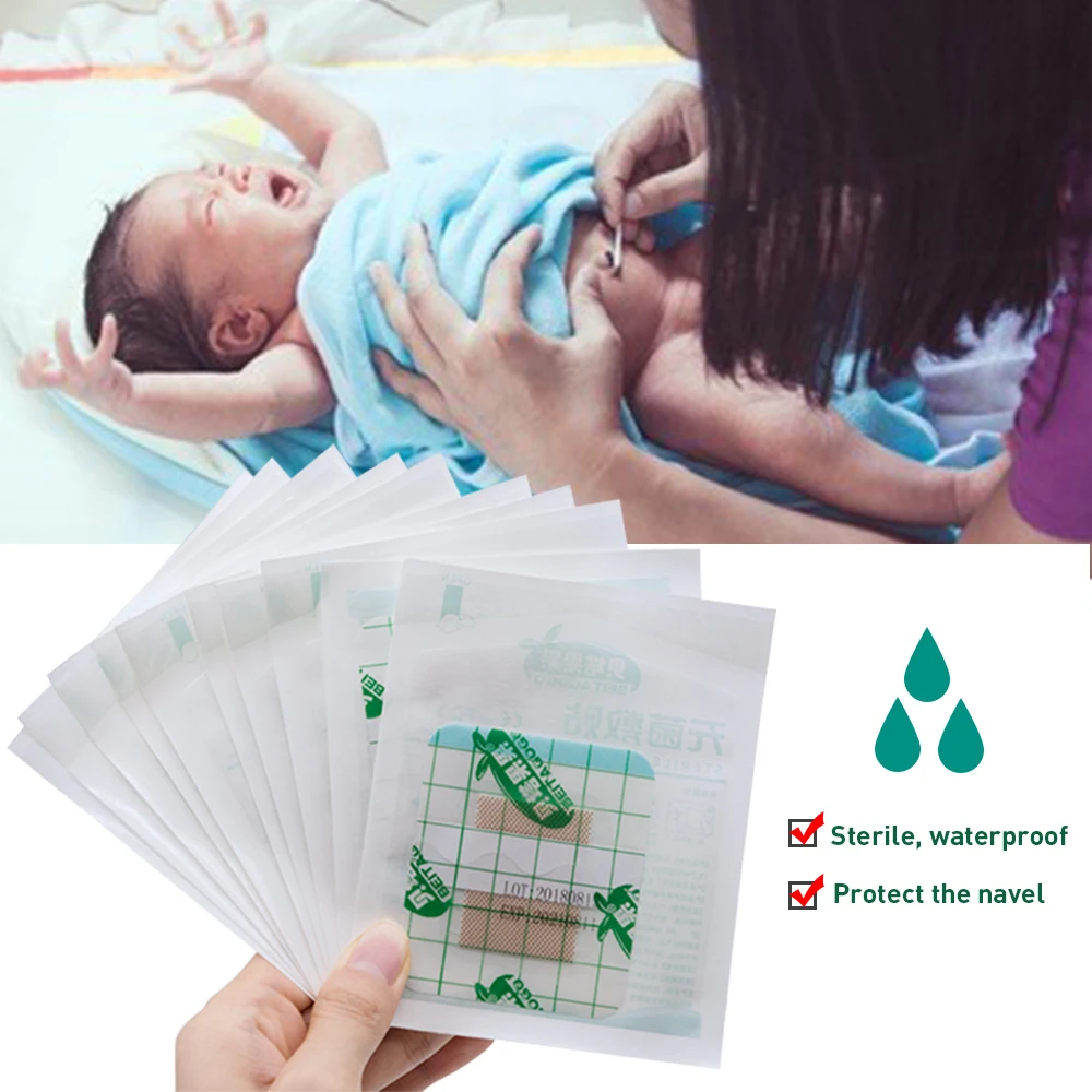 20 шт. Детские стерильные наклейки для пупка новорожденных пупочная паста