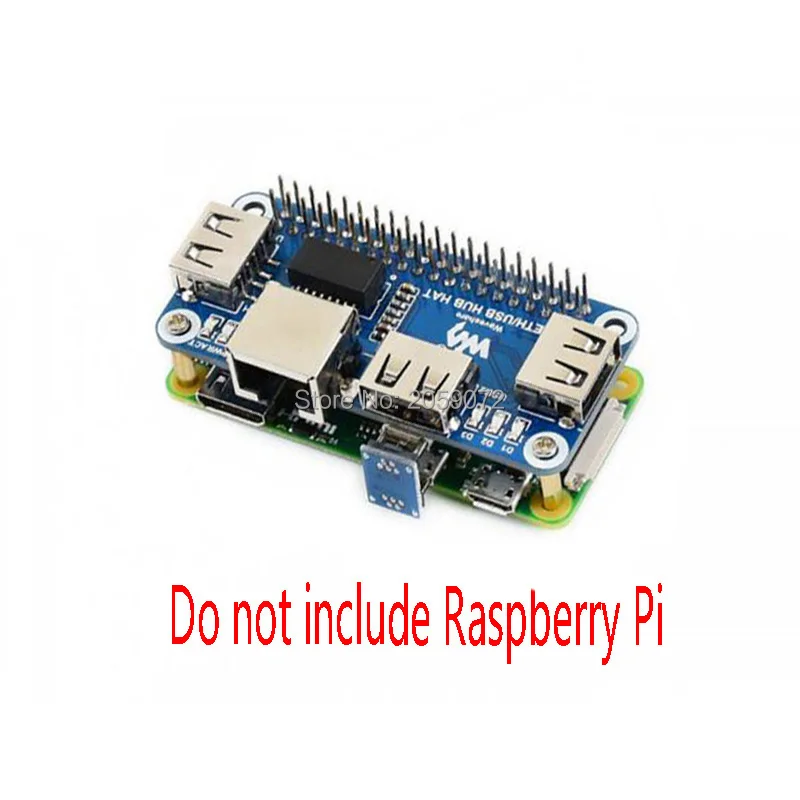 

raspberry pi zero W WH Ethernet J45 USB HUB HAT