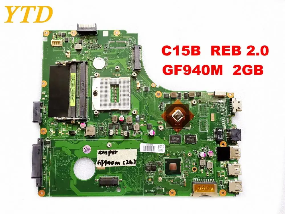 

Оригинальный Для PEGATRON K56L C15B Материнская плата ноутбука C15B REV 2,0 GF940M 2 Гб испытанное хорошее Бесплатная доставка