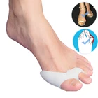 2 пары, силиконовый разделитель для пальцев ног, при вальгусной деформации