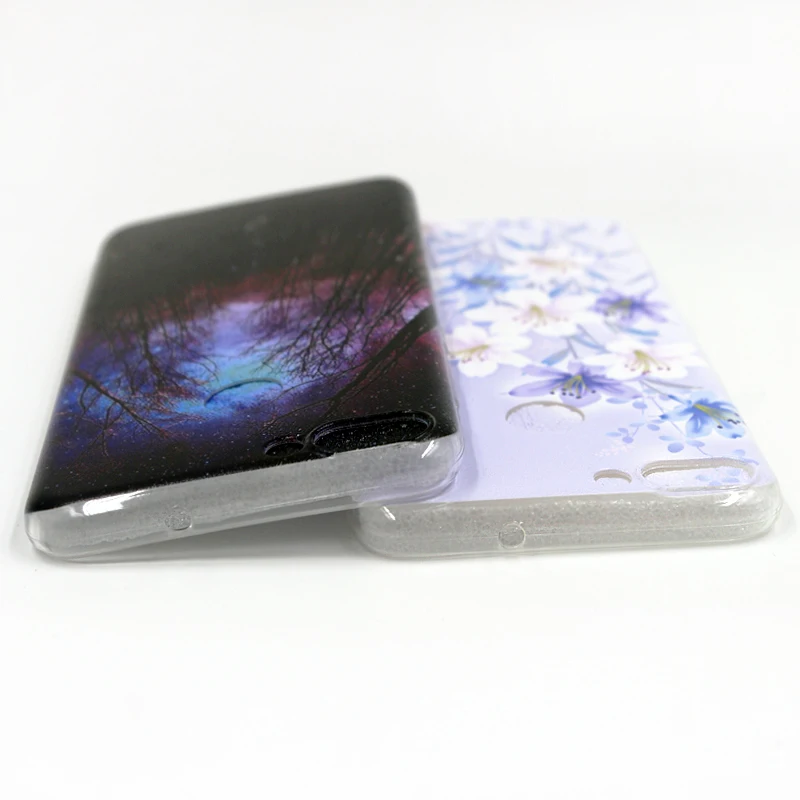 For Huawei P Smart 5.65 Inch Colorful Phone Case Soft Tpu Silicone Cover Printed Fundas |