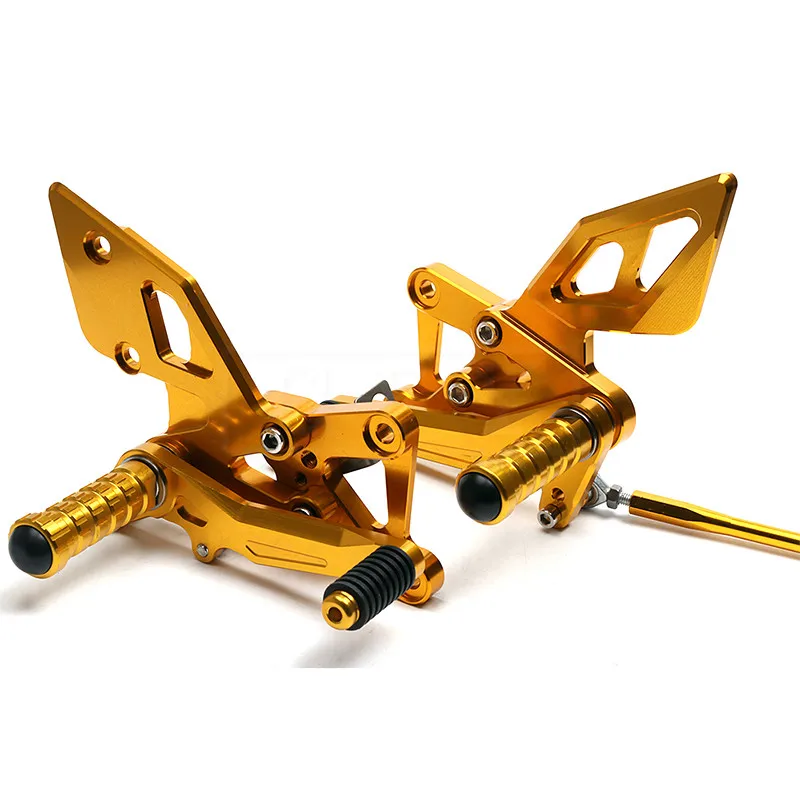 Мотоцикл с ЧПУ Регулируемая Rearset подножки сзади комплект подножки педали для Yamaha YZF R25 R3 YZF-R25 Moto аксессуар