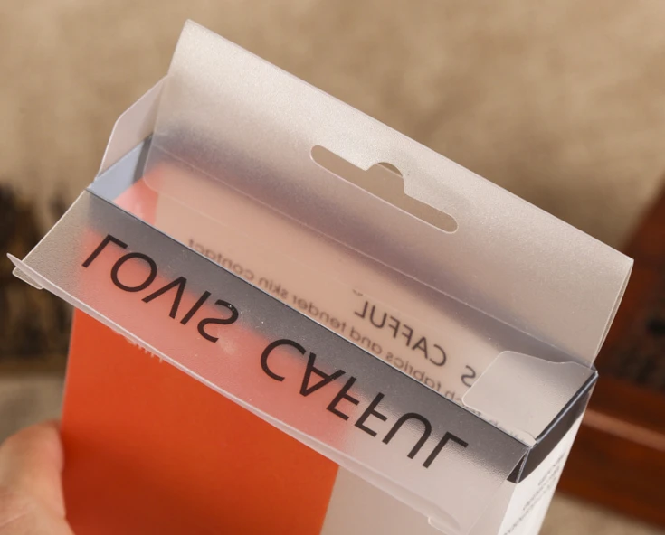 Заказная пластиковая коробка прозрачная для канцелярских товаров упаковочная