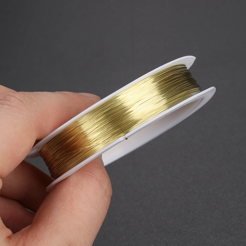 Проволока из прочной медной проволоки инструменты для поделки бисера 0 2/0 3/0 5/0 8/1