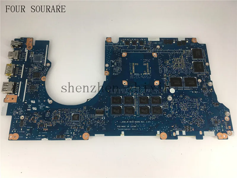Четыре источника для ASUS N501J UX501J G501J UX50JW N501JW материнская плата ноутбука I7-4720HQ