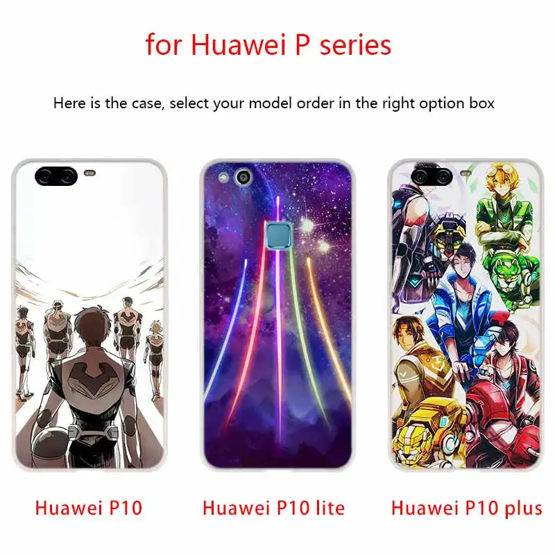 Мягкий чехол для Huawei P40 P30 P20 Pro P10 Lite e Plus P Samrt Z 2020 2019 Voltron Legendary Defender|Бамперы| |