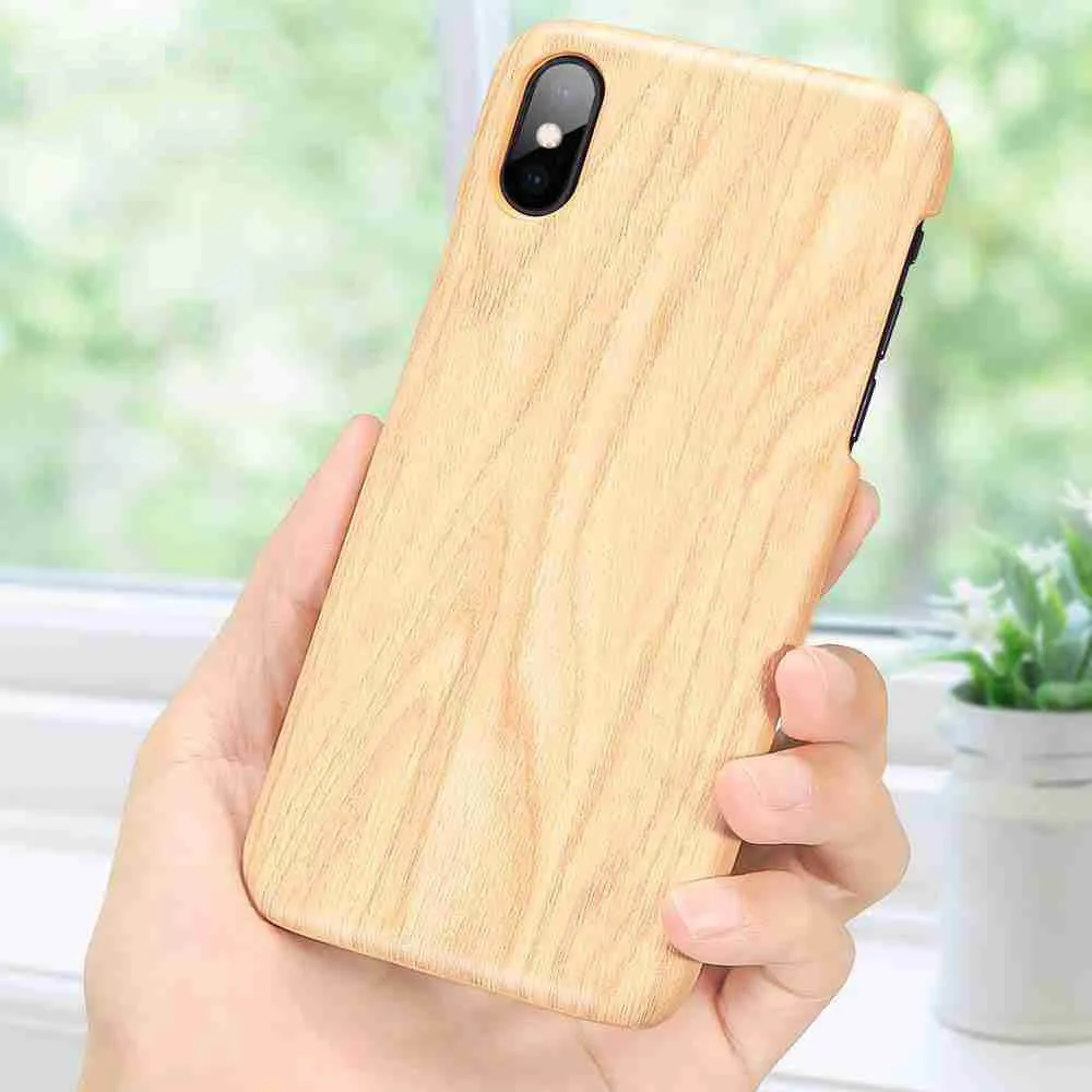 DR. CASE классический стиль текстура древесины телефон чехол для iPhone 6 7 8 Plus