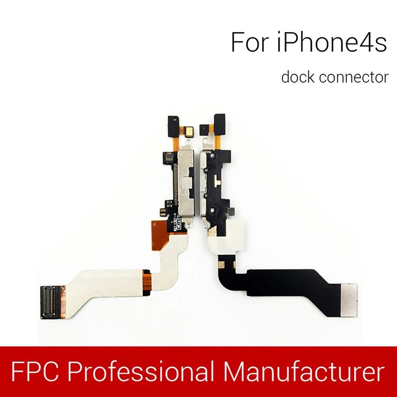 Для iPhone 4 4S 5 5S 6 6plus USB порт для зарядки док-станция гибкий кабель фиксации запасные