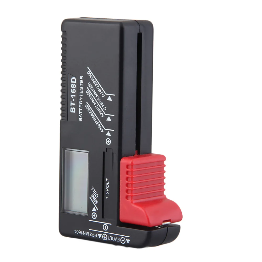 Горячая AAA AA C D батарея тестер BT 168D 1 5 V 9V кнопка сотового RechargeableHot новое