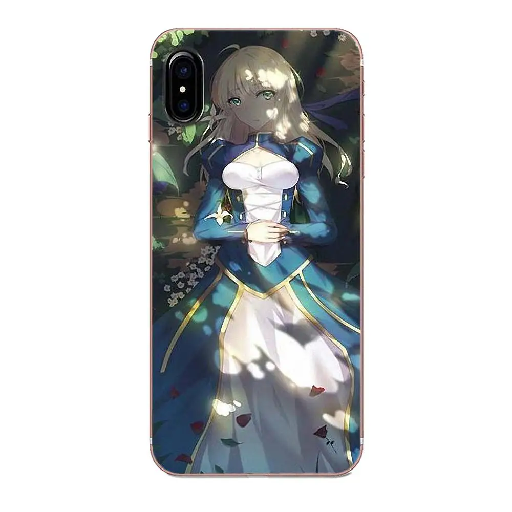 Аниме Fate Stay Night Saber Мягкий ТПУ чехол-накладка с принтом для Huawei P8 P9 P10 P20 P30 Mate 7 8 9 10 20