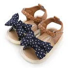 Обувь для маленьких девочек; Тканевая детская пляжная прогулочная обувь с бантом; Обувь для первых шагов