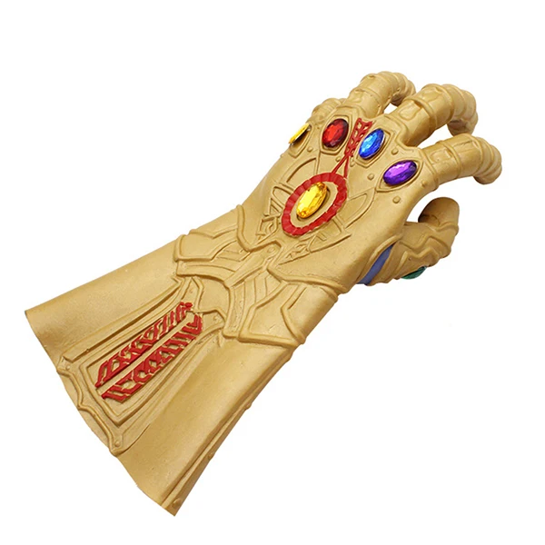 1 pcs Glove Танос костюмы для косплея латексная маска перчатки маски на Хэллоуин Необычные Вечерние реквизит для взрослых - Цвет: 1 pcs Glove