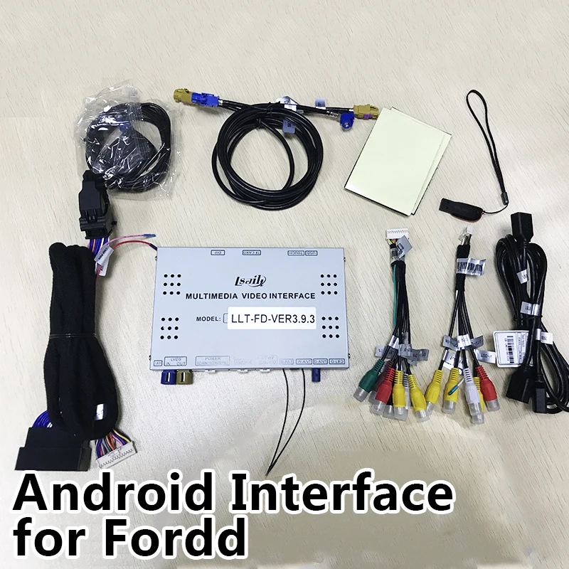 GPS навигатор Plug & Play на Android для Ford SYNC 3 Edge Fiesta и т. Д. С управлением рулевым колесом