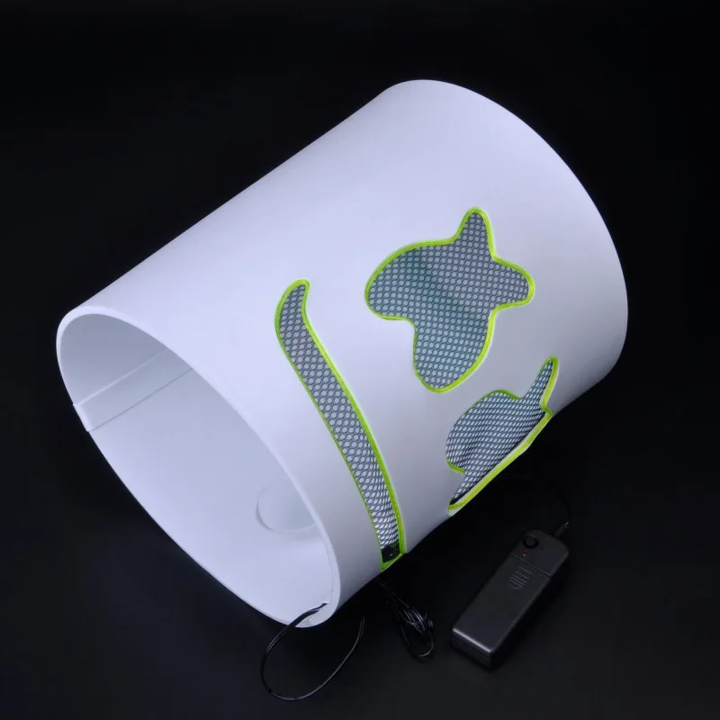 LED DJ музыка светящиеся маски партии маскарад маски анфас Обложка Головные уборы для взрослых Косплэй Хэллоуин фестиваль вечеринок