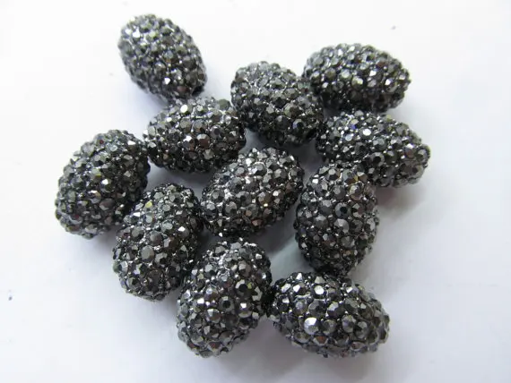 

Высокое качество, 50 шт. 8x10-15x20mm, микро горный хрусталь, латунный кристаллический коннектор, рисовый барабан, гематит, металл, серебристый, зол...