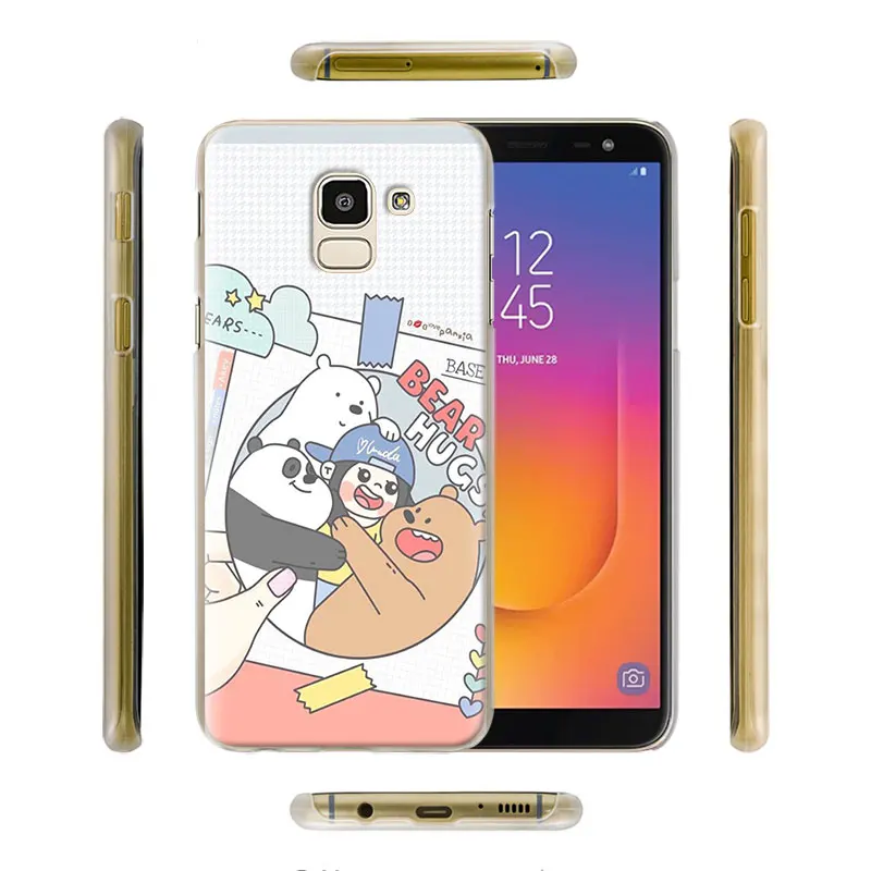 Прекрасный мультфильм мы вся правда о медведях чехол для samsung Galaxy A30 A40 A50 A70 A6 A8 плюс A7 A9 M30 Футляр для телефона