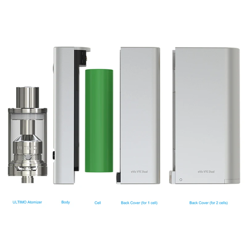 Joyeyech evik VTC Dual набор для начинающих с 150W ULTIMO 3 5 мл Танк MG Ceramic 0 Ом Катушка белый|joyetech
