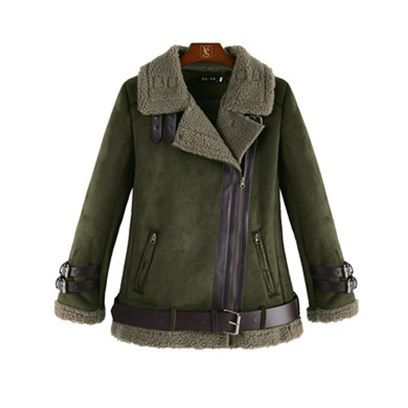 Женская зимняя куртка-бомбер из искусственной замши размеры до 6XL | одежда
