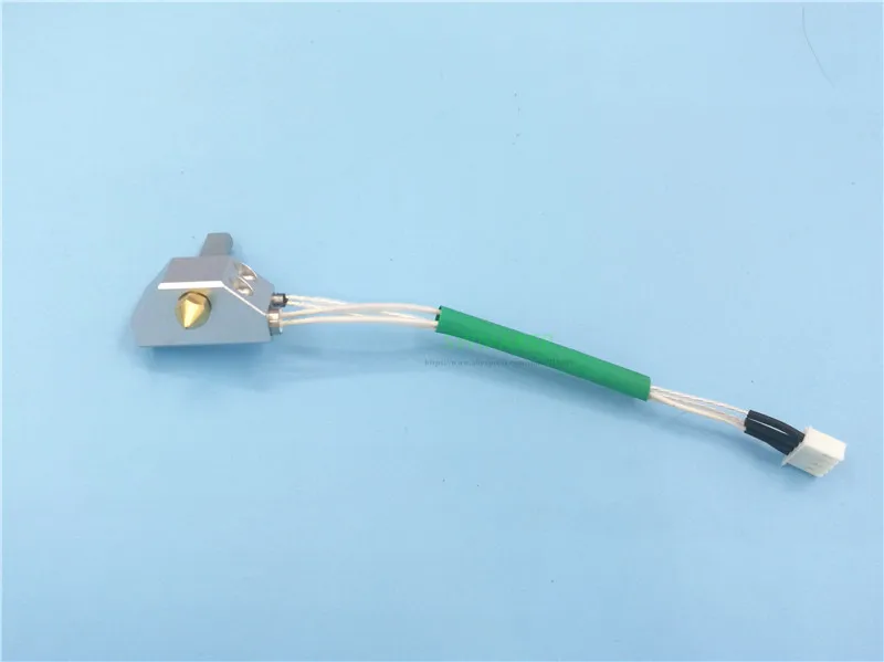Фото Taier Afinia UP! Nozzle Heater Assembly hotend kit Assembly nozzle+ thermistor+ heater cartridge+ heater block good quality №2