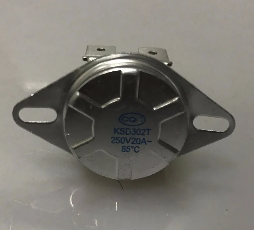 

85 Celsius NO 250V AC 20A Plastic Thermostat Switch KSD302