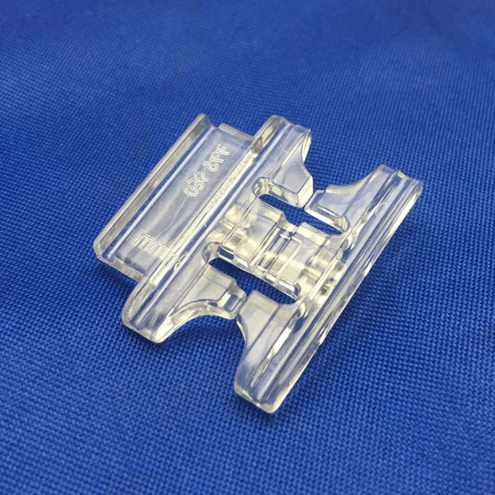 

9mm Clear Snap on Pintuck Foot with Decorative Stitch Guide 93-036944-91 Compatible with Pfaff 7YJ27