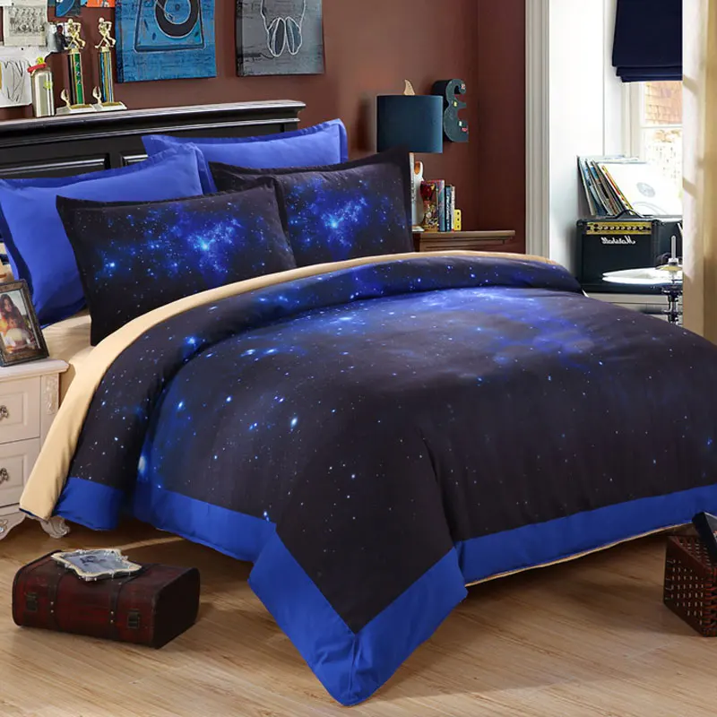 3D Galaxy Комплект постельного белья king/queen/полноразмерные комплекты 4 шт. постельные