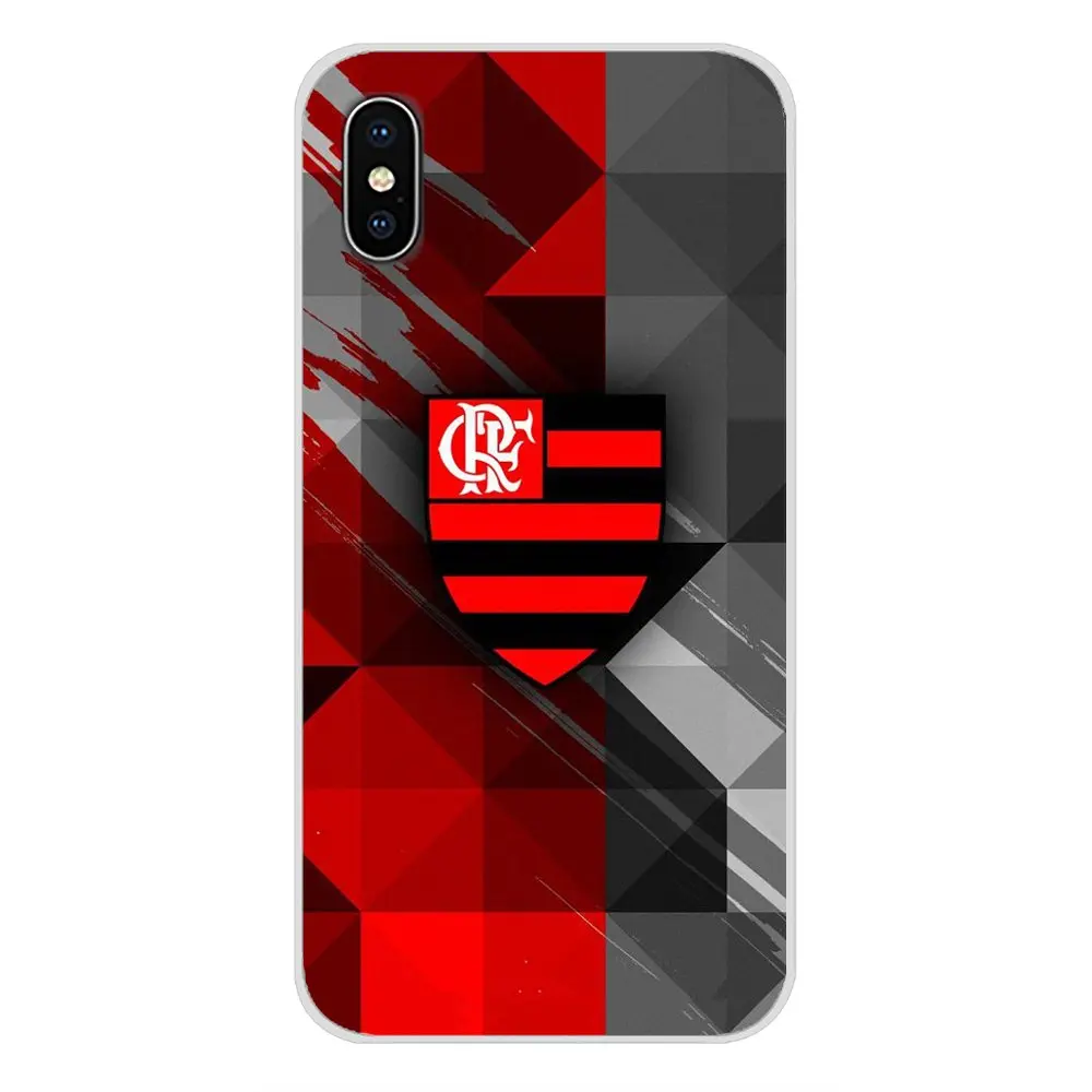 Прозрачный чехол из ТПУ с логотипом Clube de Regatas do Flamengo для Samsung Galaxy A5 A6S A7 A8 A9S Star J4 J6 J7