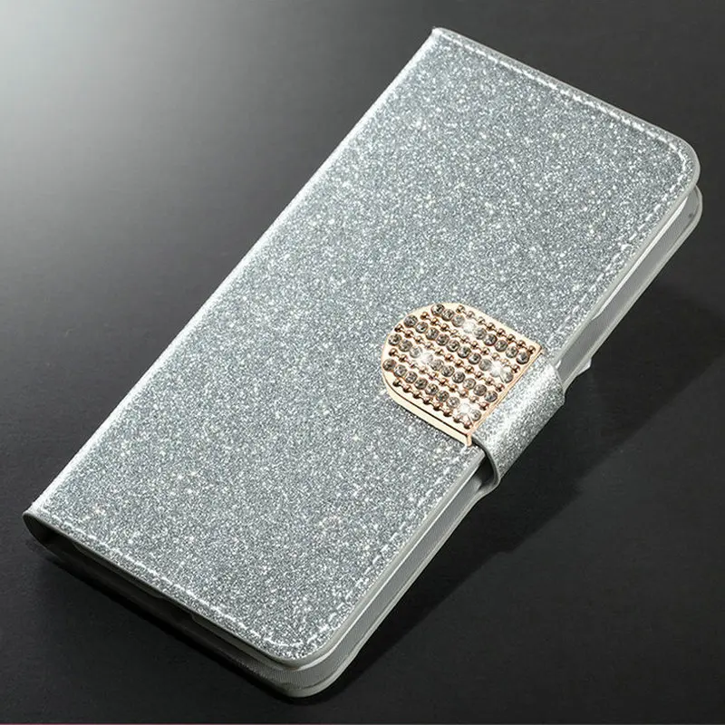 

Dneilacc Luxury New Hot Sale Fashion Sparkling Case For ZTE Blade A6 V6 V7 V8 Lite Mini Cover Flip Book Wallet Design