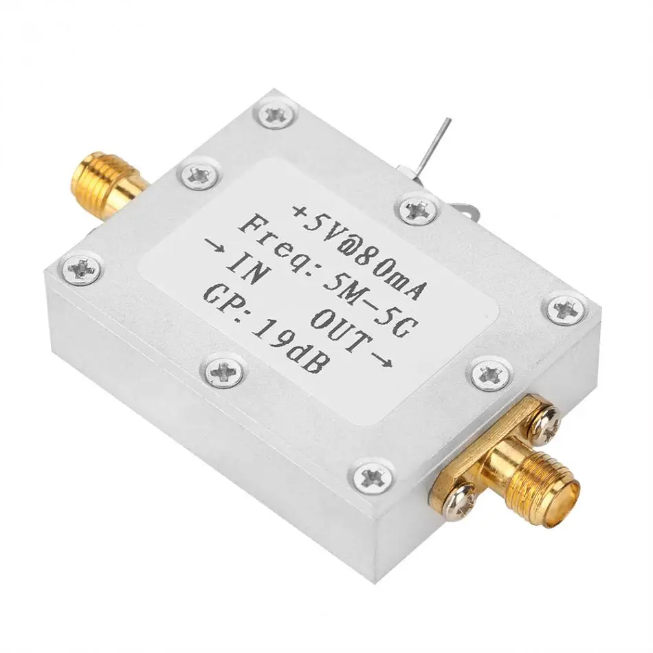 Усилитель РЧ сигнала 5 M-5 GHz широкополосный усилитель РЧ сигнала усиление 19dB2G широкополосное усиление