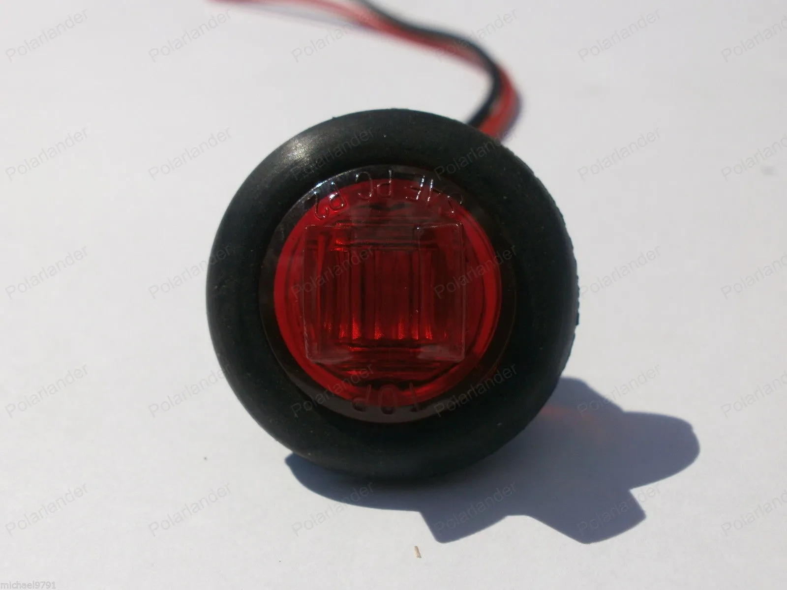 DC24V/ 12V Круглый 3 СВЕТОДИОДНЫЙ грузовик прицеп автобус боковой габаритный