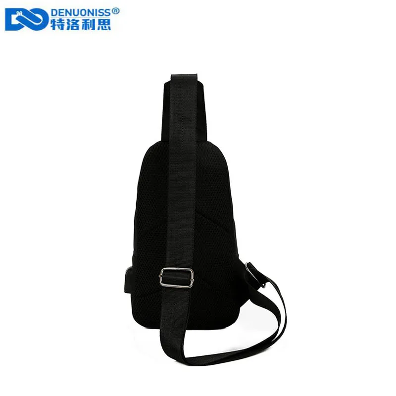 Мужские сумки через плечо DENUONISS с usb-зарядкой и защитой от кражи светящиеся