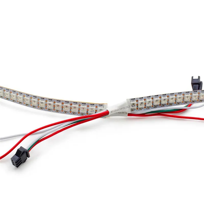 WS2812B Светодиодная лента индивидуально Адресуемая RGB умная Пиксельная полоса 1 м/4