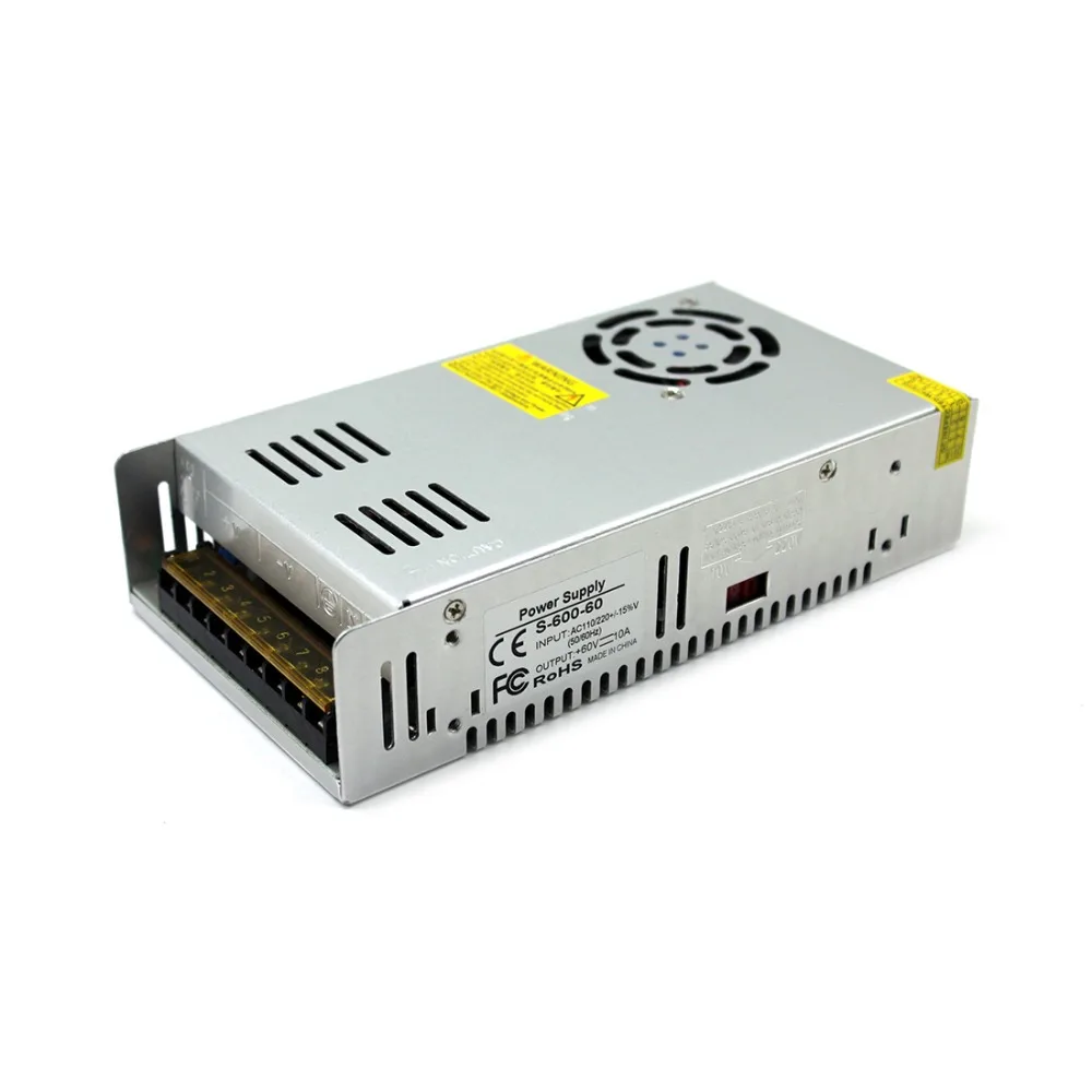 Выключатель питания DC12V 480W светильник ing трансформатор DC 24V 36V 48V 60V источник SMPS для