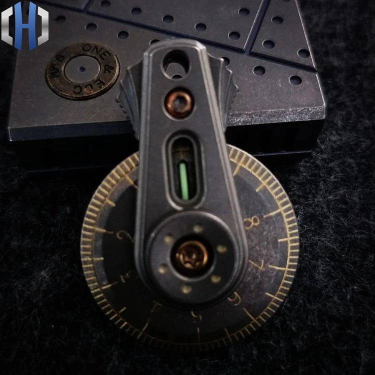 Роликовая цепочка для ключей из титанового сплава круглый дальномер колес EDC