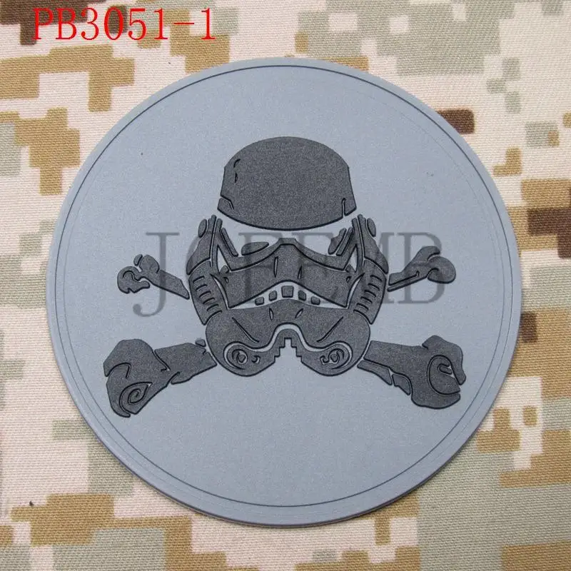 501st штурмовик легион скелет истребитель логотип тактический моральный дух 3D пвх