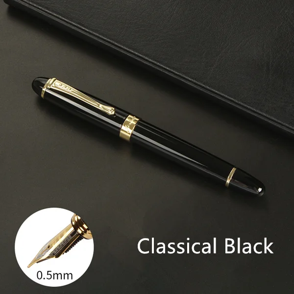 Ручка перьевая JINHAO X Iraurita полностью Металлическая Золотая Роскошная карандаш с