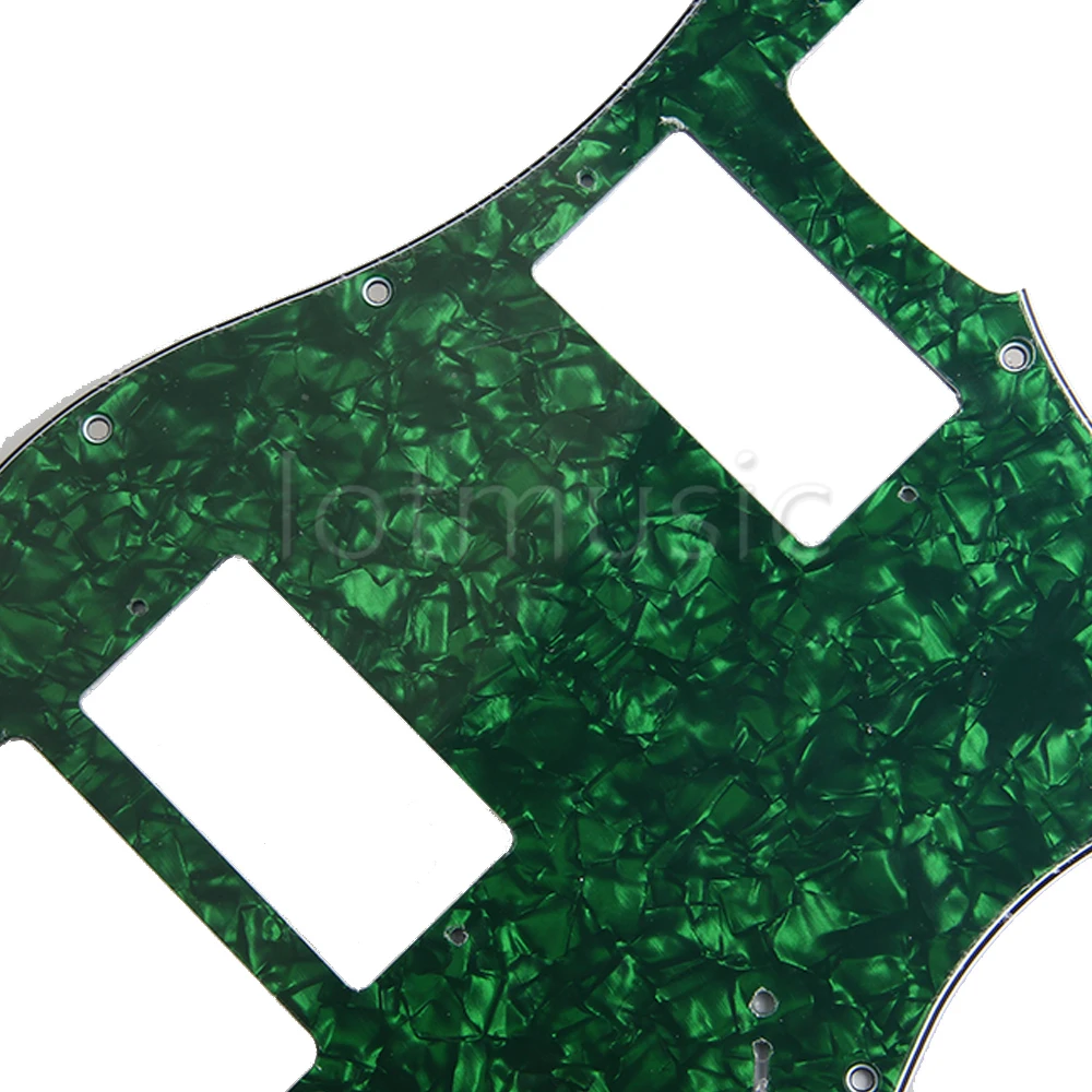 Электрическая Гитара Pickguard HH пластина для царапин FD запасные части 3Ply 2 Humbucker Pearl