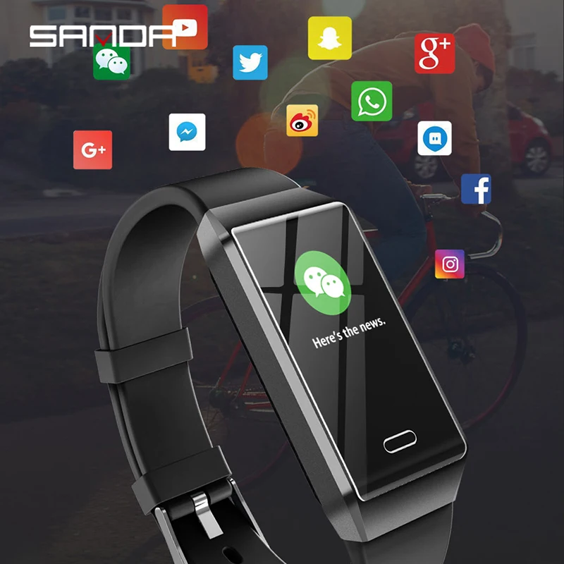 SANDA X9 Смарт часы для мужчин Bluetooth монитор сердечного ритма фитнес трекер