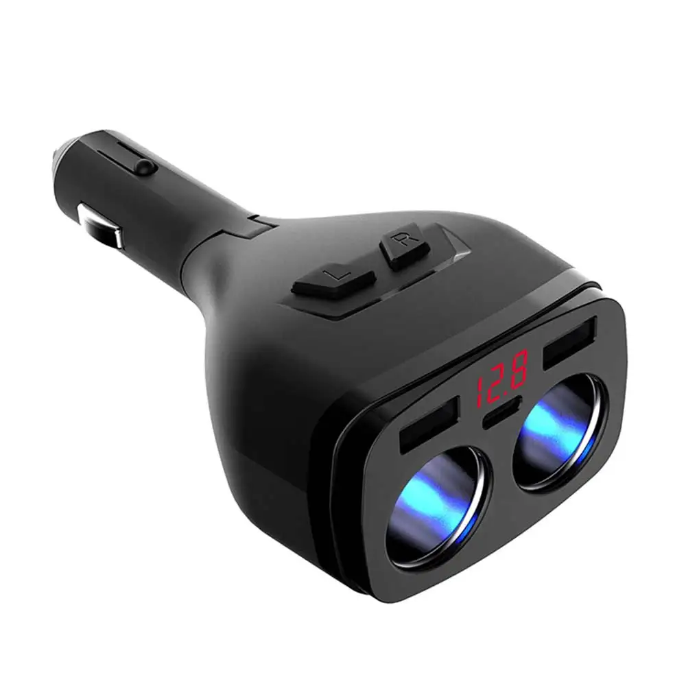 Автомобильный прикуриватель ACCNIC с двумя usb разъемами для зарядки разветвитель 3