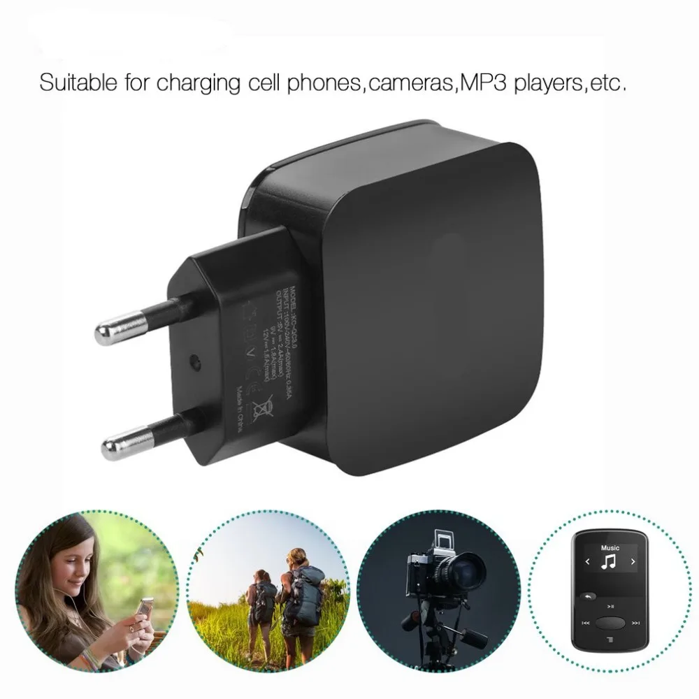 Kebidu USB Quick Charge EU Plug QC 3.0 charger for iphone Samsung Xiaomi mi5 ViVo Phone Fast HomeTravel Charger Wholesale | Электроника