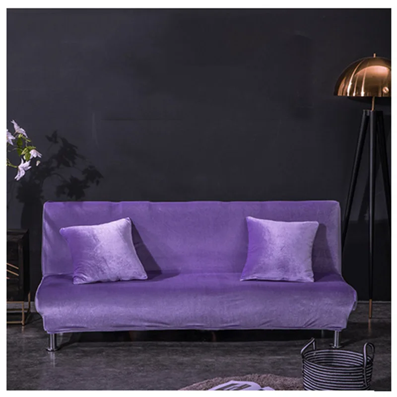 Style9 Эластичный чехол для дивана, все включено, складной чехол для дивана, кровати, без рукавов, чехол для дивана, для гостиной, дивана, сплошной цвет - Цвет: Style9