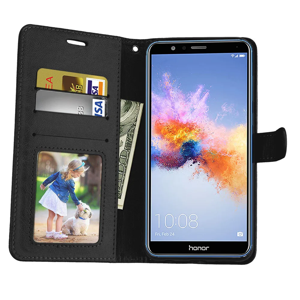 Чехол-книжка из искусственной кожи с отделением для карт 5 93for Huawei Honor 7X чехол