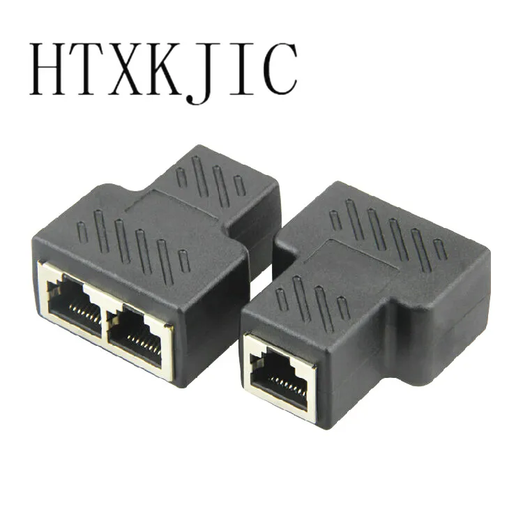 Новый разветвитель Ethernet высокой локальной сети адаптер RJ45 разъем CAT5 CAT6 8P8C
