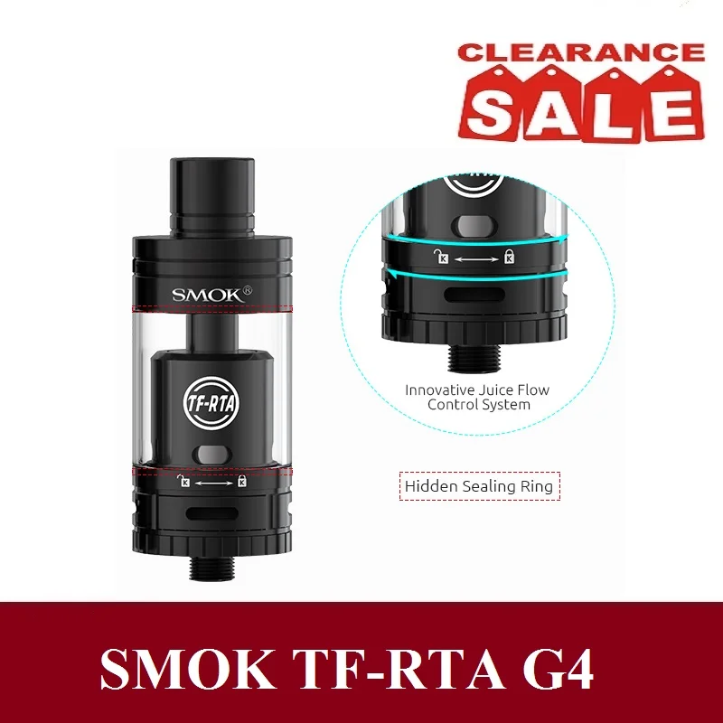 Оригинальный электронная сигарета SMOK TF RTA G4 510 Распылитель с RDA колодой