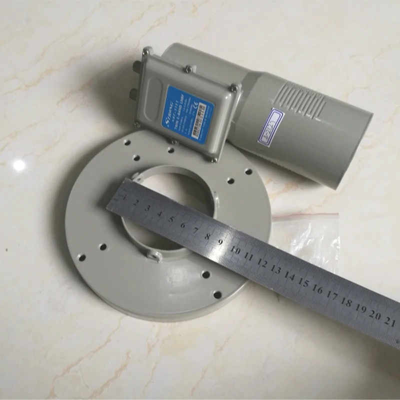C-Band LNBF Двойной выход с Feedhorn для Prime Focus параболическая антенна | Электроника
