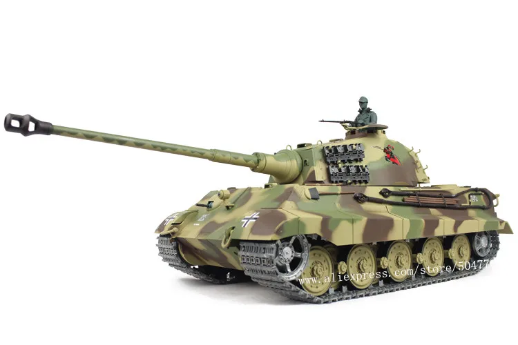 6 0 версия с инфракрасной системой боевого действия 1:16 немецкий Кинг Тигр Henschel RC