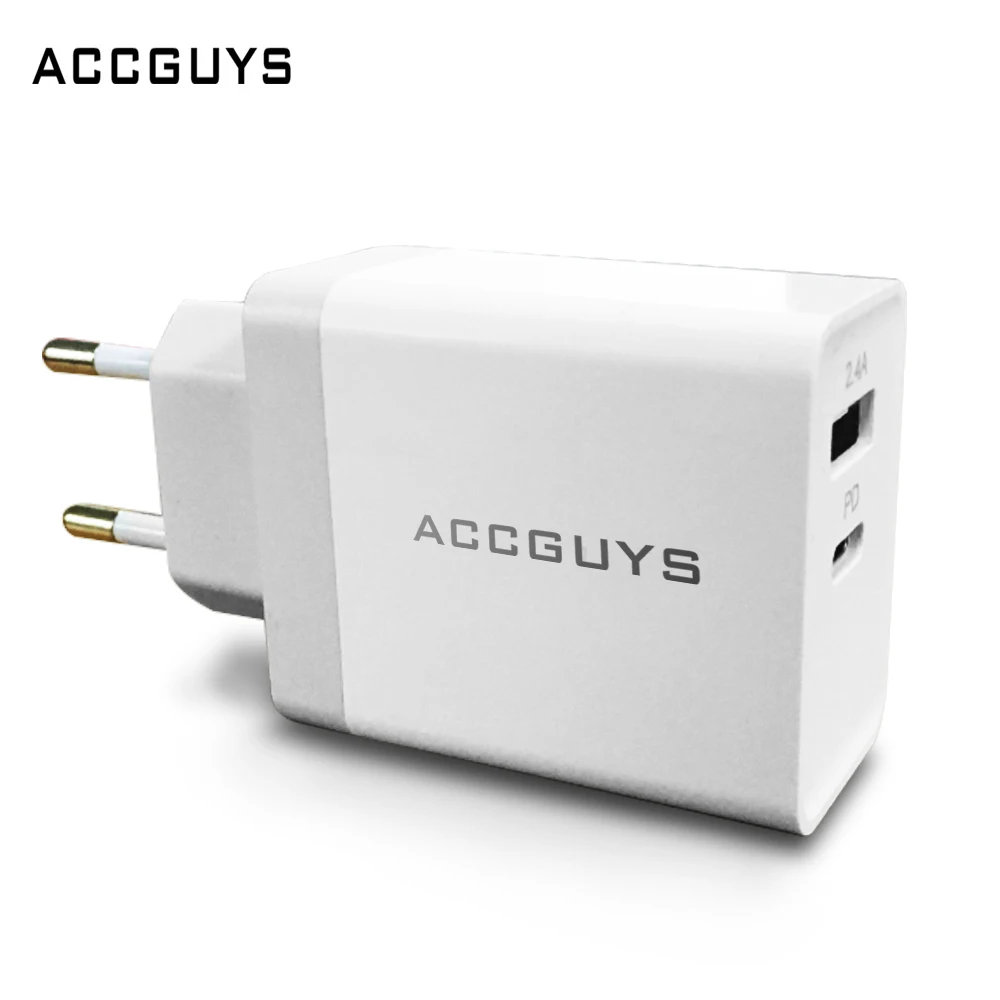 ACCGUYS USB PD Зарядное устройство Type C Быстрая зарядка 3 0 Для Xiaomi Mi5 для Huawei P10 так далее