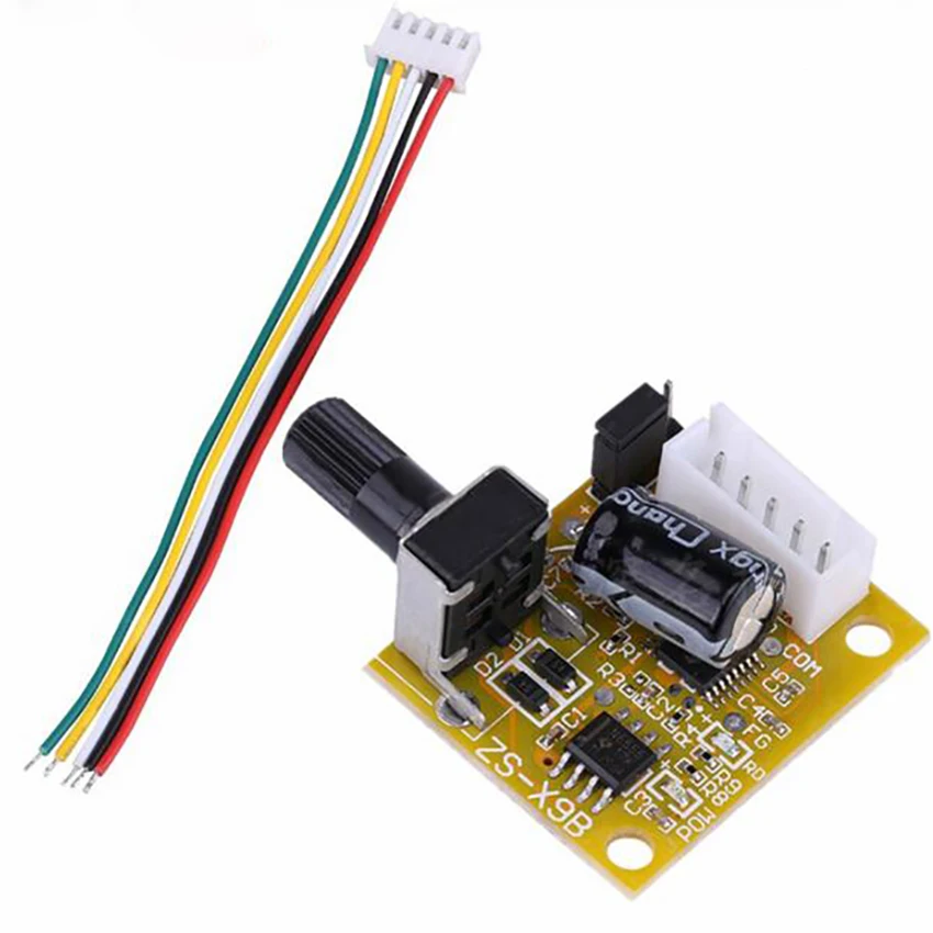 DC Brushless Motor Regulator 5-12V 1.5A 15W 0%-100% PWM Speed Controller BLDC Driver Board Three Phase No Hall Governor | Обустройство