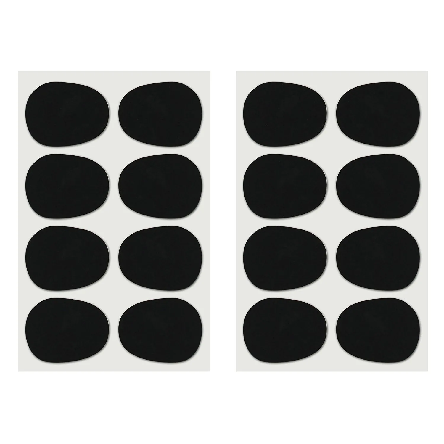 BMDT 16pcs Alto/tenor Sax Clarinet Mouthpiece Patches Pads Cushions 0.8mm Black 16 Pack|Детали и аксессуары| |